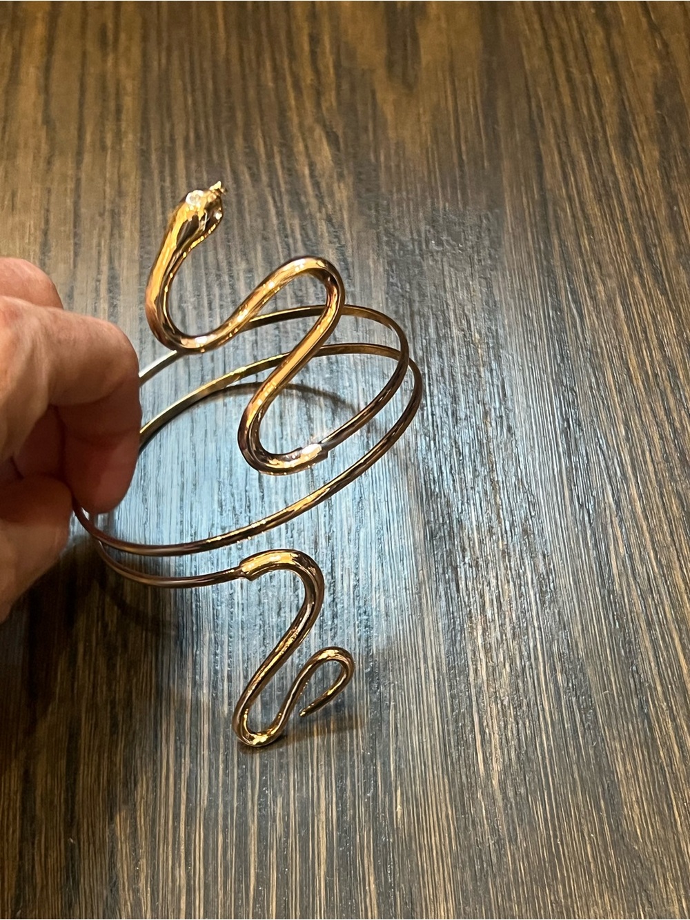 NWOT NEW Spiral Reptile Snake Arm Band Bracelet - Decorative Snake Design